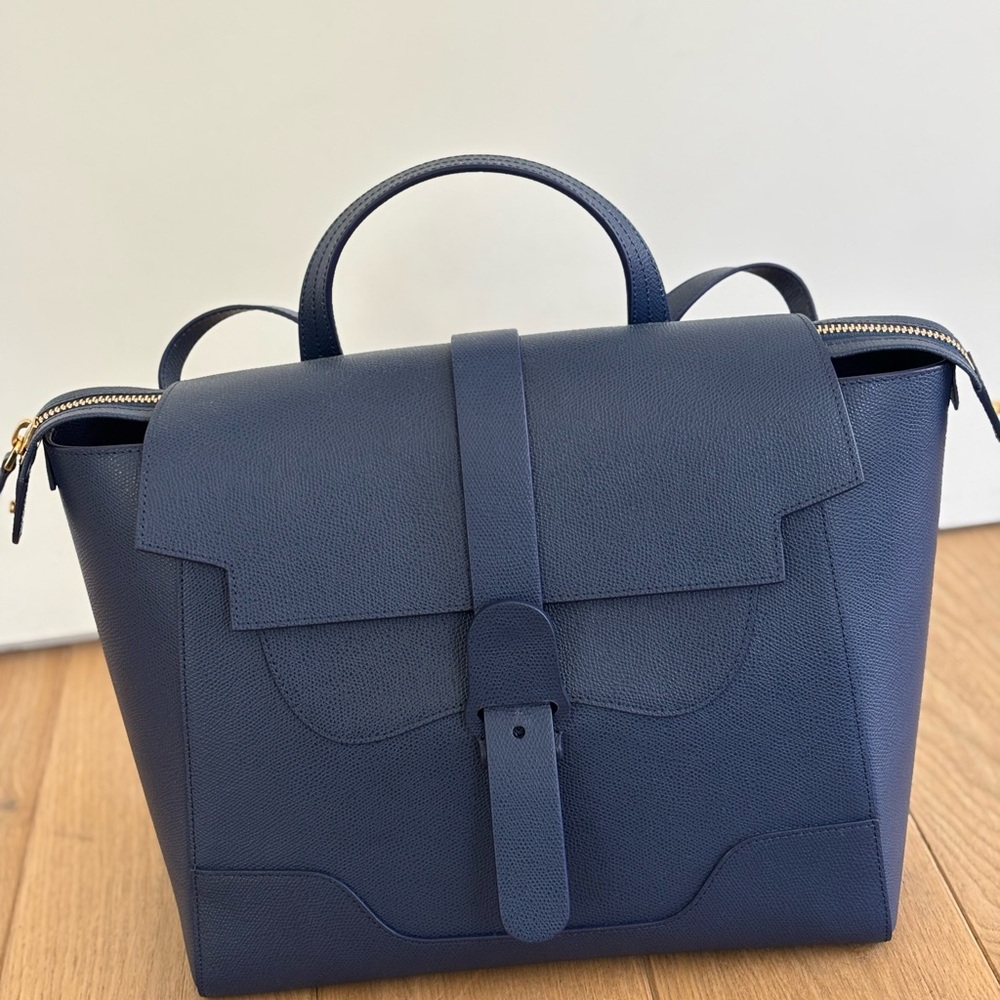 Like New Senreve Marine Blue Maestra (Minimalist Design & Structured Shape) - Picture 8 of 13